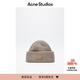 Acne Studios Gift Emoji Logo Beanie Cold Hat Beanie Taupe Mixed Color