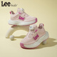 LEE KIDS children's shoes spring new children's running shoes boys fashion thick-soled sports dad shoes girls pink 32