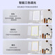 Cosmetic Mirror Cosmetic Mirror Folding Three-Side Dressing Table with Lights LED Mirror Desktop Desktop Storage Integrated Bedroom New S1101 Snow White Three-Color Charging Model