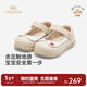 YEEHOO shopping mall same style baby shoes, baby shoes, baby shoes, spring and summer shallow casual shoes, toddler shoes, light khaki 22, inner length 14.1/foot length 12.5-13.5