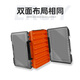 Two-dimensional lure box bait box storage box double-sided double-open tool box portable lure box blue