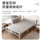 INIU Klappbett Haushalt Einzelbett Büro Mittagspause BREAK 1,2 Meter Hartplattenbett plus Bett tragbares einfaches Eisenbett [Einzelbett] 70*190 cm