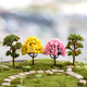 Jingxuan mini artificial tree moss micro landscape diy material landscaping decoration artificial tree ornaments sand table miniature large pine tree