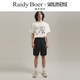 Raidy Boer Zero Three Joint 2026 Summer Black Minimalist Suit Shorts Men 4003 Black 34