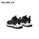 Belle Breathable Hollow Sandals Children's Shoes 2026 Summer New Shopping Mall Casual Sports Sandals V6226B66 Black 29