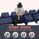 RK 860 mechanical keyboard Bluetooth 2.4G without/wired three-mode RGB customized hot-swap shaft seat 96 equipped with 100 key MAC gaming e-sports Black (RGB) three-mode-hot-swap shaft blue shaft