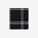 BURBERRY gifts scarves for men and women plaid wool scarf black