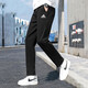 阿迪达斯（adidas） 男裤 25夏新款运动裤舒适棉质透气休闲裤时尚针织直筒毛圈长裤子 拍小一码/GK9273 S