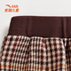 Anta children's skirt for girls and boys 2026 summer new outdoor pleated short skirt shopping mall same style glazed brown-3 160 cm