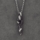 BJYL driftwood necklace men's retro style pendant boys' clavicle chain niche design fashion accessories men's trendy gift