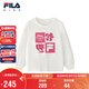 FILA Children's Clothing Long T Category 2025 Winter Girls Long Sleeve T-Shirt
