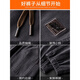 Cotton Plus Pantalones de terciopelo para hombres 2024 Nuevo otoño e invierno Tendencia de calidez de trabajo Espesado Pantalones informales para hombres Pantalones de invierno 689 Black Plus Velvet M 85-100Jin [Jin equivale a 0.5 kg]