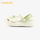 BALABALA's new children's sandals, summer baby external hole-in-the-wall shoes, soft-soled lightweight wear-resistant toddler shoes for boys and girls, Panda Off-White 21, inner length 14cm, suitable for feet 13.5-14cm long