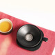 Lubao ceramic tea set tea filter set tea drain filter tea drain holder tea set tea mat accessories 304 stainless steel filter Ru kiln tea filter