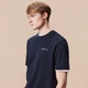 JACK&JONES Easy Seagull Series 26 Summer Short-Sleeved T-Shirt Men's 100% Cotton Printed Casual Half-Sleeve Men's Clothing E39 Navy Regular L (180)