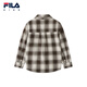FILA Children's Clothing Shirt 2026 Summer New Boys Long-Sleeved Shirt Full Print One-ZA 105