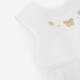 YEEHOO Haute Couture Series Children's Dress Girls Summer Thin Tank Top White Gauze Princess Dress White 80 cm