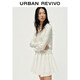 UR2026 Spring New Women's Urban Three-dimensional Bow Beaded Knitted Cardigan UYU960035 Ivory White S