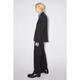 Acne Studios Men's Suit Warm Anti-Wrinkle Polyester Commuting Business Jacket Simple Black One Size | EU-52