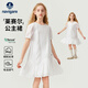Navigare children's skirt summer new style girls dress simple fashion comfortable fresh summer white 165
