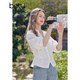 Betu women's 2026 spring and summer new waist design shirt trendy high-end fashionable top 2603T31