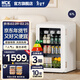 HCK Husky Hasta un 15% de subsidio retro pequeña barra de hielo hogar pequeño refrigerador de una sola puerta vitrina de bebidas con eficiencia energética de primera clase congelador pequeño gabinete fresco 64L / 67L Xiaobai Bar 丨GC-68-S丨67L