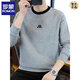 ROMON round neck casual sweatshirt men's sexy bottoming t-shirt top spring new trend versatile long-sleeved t-shirt for men 69906 black spring and autumn style M (recommended 95-115Jin Jin equals 0.5 kg)