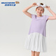 Skechers Skechers knitted dress versatile and comfortable children's dress P226G058