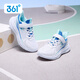 361 361 degree children's shoes, girls' sports shoes, children's shoes, new medium and large children's girls' mesh breathable boys' running shoes, light blue/361 degree white/eternal blue, size 35