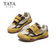 TATA dopamine children's shoes children's sports shoes 26 spring new casual moral training shoes for boys and girls anti-collision toe running shoes TT6145 yellow 27