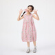 Xiaoyinman children's clothing girls pure cotton sleeveless dress 26 mid-summer big children floral comfortable and cool round neck skirt