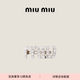 MiuMiu Gift MiuMiu Women's Crystal Decorated Hairpin Hairpin Stainless Steel Color/Crystal Color