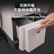 The drive decoration is suitable for Ideal i8/i6 refrigerator anti-kick trash can buckle folding hidden storage bag car interior accessories Ideal i6 refrigerator anti-kick trash can original car white