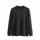 JWCP police website produces men's half turtleneck German velvet sweatshirt, versatile casual bottoming spring and summer solid color long-sleeved T-shirt