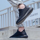 
Huili men's shoes breathable mesh sports shoes lightweight soft sole running casual shoes summer WXY-6199 all black 41
