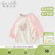 DAVE&BELLA children's clothing, boys' baby clothes, baby long-sleeved children's T-shirts, boys' spring clothes, girls' bottoming shirts, spring and autumn T-shirt tops, pink, in stock, 100 cm (recommended height 90-100cm)