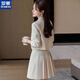 ROMON short off-white suit jacket for women spring 2026 new small casual suit dress two-piece suit off-white suit S