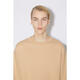 Acne Studios men's sweatshirt warm and comfortable cotton camel daily casual top simple 26 spring and summer new style nude color one size | M
