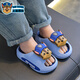 PAW PATROL Children's Slippers Summer Home Indoor Soft Sole Anti-Slip Slip-on Feeling Cartoon Boys and Girls Baby Outerwear Sandals Sky Blue Archie Size 28-29 (Inside Shoe Length 17CM Suitable for Foot Length 16CM)