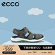 ECCO Sandals Children's Shoes Summer Children's Versatile Baotou Outer Sandals Full Speed 710632 Army Green 71063255894 27