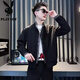 Playboy (PLAYBOY) Spring and Autumn Vacation Two-Piece Jackets Men's Small Stand Collar Clothes 2026 New Men's Tops Trendy Brand Jackets Brown Color M If the photo is wrong, please contact customer service for quick modification