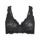 SKIMS women's bra push-up seamless lace thin daily sleep underwear sexy soot one size |32