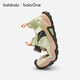 Bala Bala One children's shoes children's sandals boys and girls sports shoes 2026 Xia Xin outdoor shoes gray green tone 00324 30 (foot length 18.3-18.7/inner length 19.7)