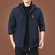 Hengyuanxiang Outdoor Herrenjacke Herbst und Winter 2025 Neue Herbstkleidung für Männer mittleren Alters und Fleece-Jacke Herren Frühling und Herbst Dicke militärische Grün 9898 plus Fleece Style XL