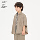 Jnby by JNBY new Jiangnan Buyi children's short-sleeved shirt oversizeH-shaped shirt 26 spring boys 1Q3210370 250/khaki 100 cm