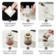 Disposable coffee filter bag hand brewed coffee powder filter paper ear bag filter coffee filter paper ear filter paper milky white 50 pieces