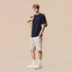 JACK&JONES Easy Seagull Series 26 Summer Short-Sleeved T-Shirt Men's 100% Cotton Printed Casual Half-Sleeve Men's Clothing E39 Navy Regular L (180)