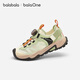 Bala Bala One children's shoes children's sandals boys and girls sports shoes 2026 Xia Xin outdoor shoes gray green tone 00324 30 (foot length 18.3-18.7/inner length 19.7)
