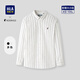 Heilan House (HLA) long-sleeved shirt for men spring 26 new light business RODRIGO joint series striped shirt for men HNEAW1F049A rice apricot stripes 73 L 175/96A recommended 149~160Jin Jin equals 0.5 kg