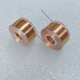 New frequency divider hollow round frame inductor audio hollow frame copper coil oxygen-free copper inductor customized 28*10*25mm0.45 wire wound with 10 pieces